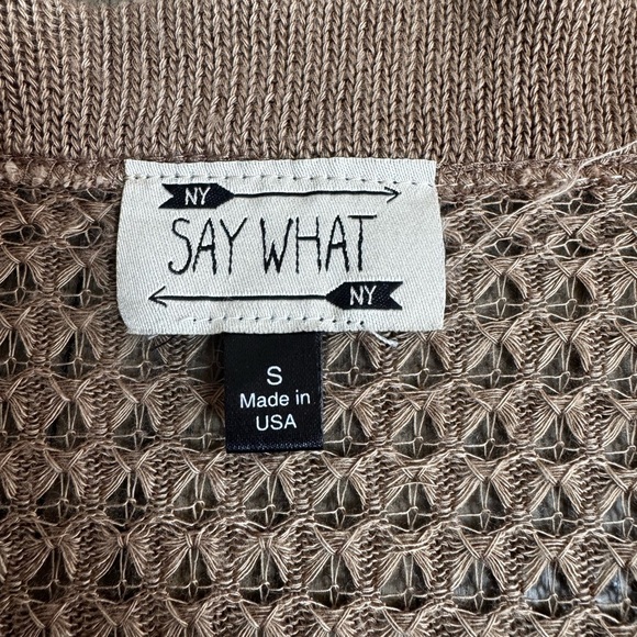 Elegant Tan Knit Cardigan by Universal Thread - Picture 6 of 9